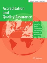 Accreditation and Quality Assurance  https://link.springer.com/article/10.1007/s00769-018-1332-x